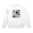 蛇口〆太のお店のコンロで焼き肉 Crew Neck Sweatshirt