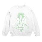 おとぼけ姉さんSHOPの頭チリチリ考えられない君(2) Crew Neck Sweatshirt