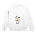 ゆるキャラのパンダくん Crew Neck Sweatshirt