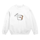 月のない夜との食パンがゆる〜い Crew Neck Sweatshirt