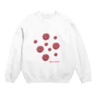 やまとねこの感謝の花 Crew Neck Sweatshirt