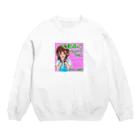 島袋八起 aka やおねむのくまみこpainting Crew Neck Sweatshirt