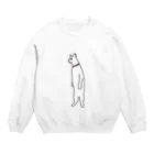 Soragasukiの立ち上がった猫 Crew Neck Sweatshirt