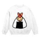 segasworksの笑顔のおむすび（天むす） Crew Neck Sweatshirt