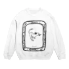 KiyoiamのGoma is running white Crew Neck Sweatshirt