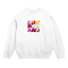 ちびがっつ！のおはな Crew Neck Sweatshirt