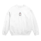 BUNCHOU-KUNのぶんちょう君（文鳥） Crew Neck Sweatshirt