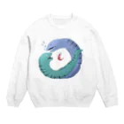 しょっぷのうつぼとエビ Crew Neck Sweatshirt