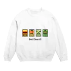 8bit_smokerの3rd Class!! Crew Neck Sweatshirt