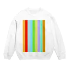 きのこスイミングの東京地下鉄カラー Crew Neck Sweatshirt