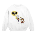 楽猫楽描しげ屋の最強の魔法使い Crew Neck Sweatshirt