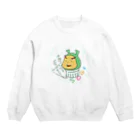 まいにち大変だけどほのぼのって大事のきゃっぷん（SDGｓ） Crew Neck Sweatshirt