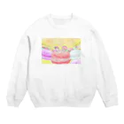 joy&mi's Galleryのホットなひととき Crew Neck Sweatshirt