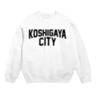 JIMOTOE Wear Local Japanのkoshigaya city　越谷ファッション　アイテム Crew Neck Sweatshirt