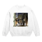 つのつのの独り Crew Neck Sweatshirt