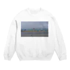 むく（ぽん）の真夏の沖縄 Crew Neck Sweatshirt