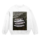 warmth-for-Uの大漁！ニジマス Crew Neck Sweatshirt