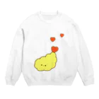 picopico @LINEスタンプのえび天　ハートのしっぽ Crew Neck Sweatshirt