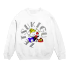 絶滅危惧種　suzuri 店のぜつきぐテレフォン！ Crew Neck Sweatshirt