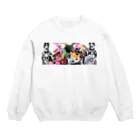 Danke Shoot CoffeeのDanke shoot な世界 Crew Neck Sweatshirt