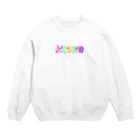 RoNi*のるららねこ改革 レインボーver. Crew Neck Sweatshirt