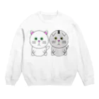 もふ猫チャンネルのもふ猫チャンネル Crew Neck Sweatshirt