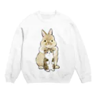 mofusandのちっこいねこ Crew Neck Sweatshirt