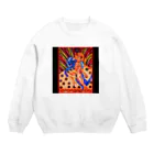 愛男-ARTWORK-のダンス(怒りと性欲)。 Crew Neck Sweatshirt