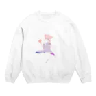 一初　紫月のてんしのまほう Crew Neck Sweatshirt