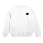 紅茶屋 417TEAのきゃさりん工房の黒ヨイナりんご Crew Neck Sweatshirt