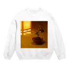 zou-apの苔玉 Crew Neck Sweatshirt