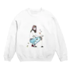 majoccoの指切り Crew Neck Sweatshirt