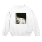 浅学非才のヤモリの左鎖骨骨折 Crew Neck Sweatshirt