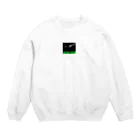 jackxunのPointeur Laser Puissant Vert 10000mW Crew Neck Sweatshirt