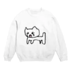 博士の学校の元祖ねこ博士ホワイトニング Crew Neck Sweatshirt