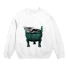 Danke Shoot Coffeeの猫鼎 Crew Neck Sweatshirt