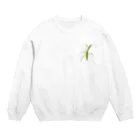 aicecreamのカマキリついてるよ！ Crew Neck Sweatshirt