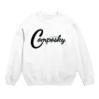 ComposkyのBIG INITIAL Crew Neck Sweatshirt