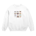 mocchi-shibaのにゃんにゃんズ Crew Neck Sweatshirt