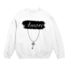 Mr.RightのAmore&Tiamo ペアルック Crew Neck Sweatshirt