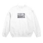 おやすみ屋さんの曇り空の日 Crew Neck Sweatshirt