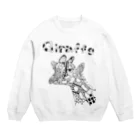 volleyball_ysのGiraffe Crew Neck Sweatshirt