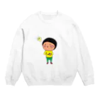 せぇ豆のこまめちゃん Crew Neck Sweatshirt