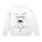 すみかわ＄てっぺいのはひふへ本（バレリーナ） Crew Neck Sweatshirt