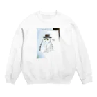 理央っだっつの。のsnowy owl Crew Neck Sweatshirt