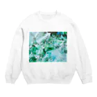 Fuyuka Okinoのglass woods01 Crew Neck Sweatshirt