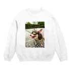 suchikoのHappy         Chihuahua Crew Neck Sweatshirt
