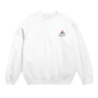 なてぃ子.  ハムスターのワンポイントプリンハム Crew Neck Sweatshirt