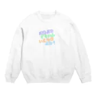 QB🦖のぱあぶる_4色 Crew Neck Sweatshirt