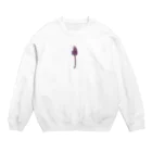 593の後ろ姿のワオキツネザル01 Crew Neck Sweatshirt